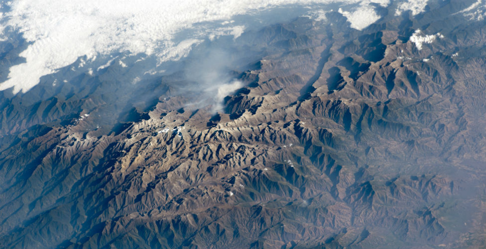 Foto de la Sierra Nevada después del huracán Matthew. 