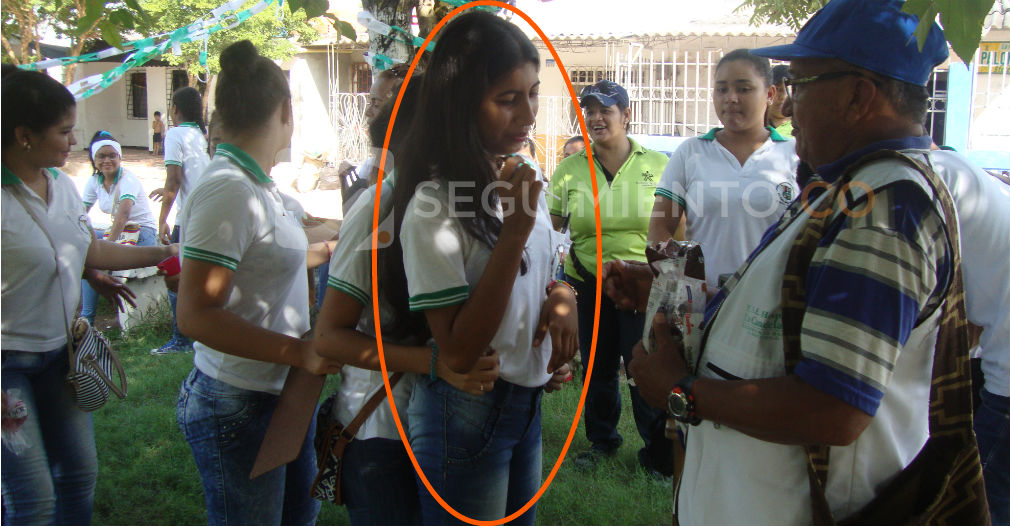 El último día de su vida, Valery Peña asistió a una actividad social de su colegio.