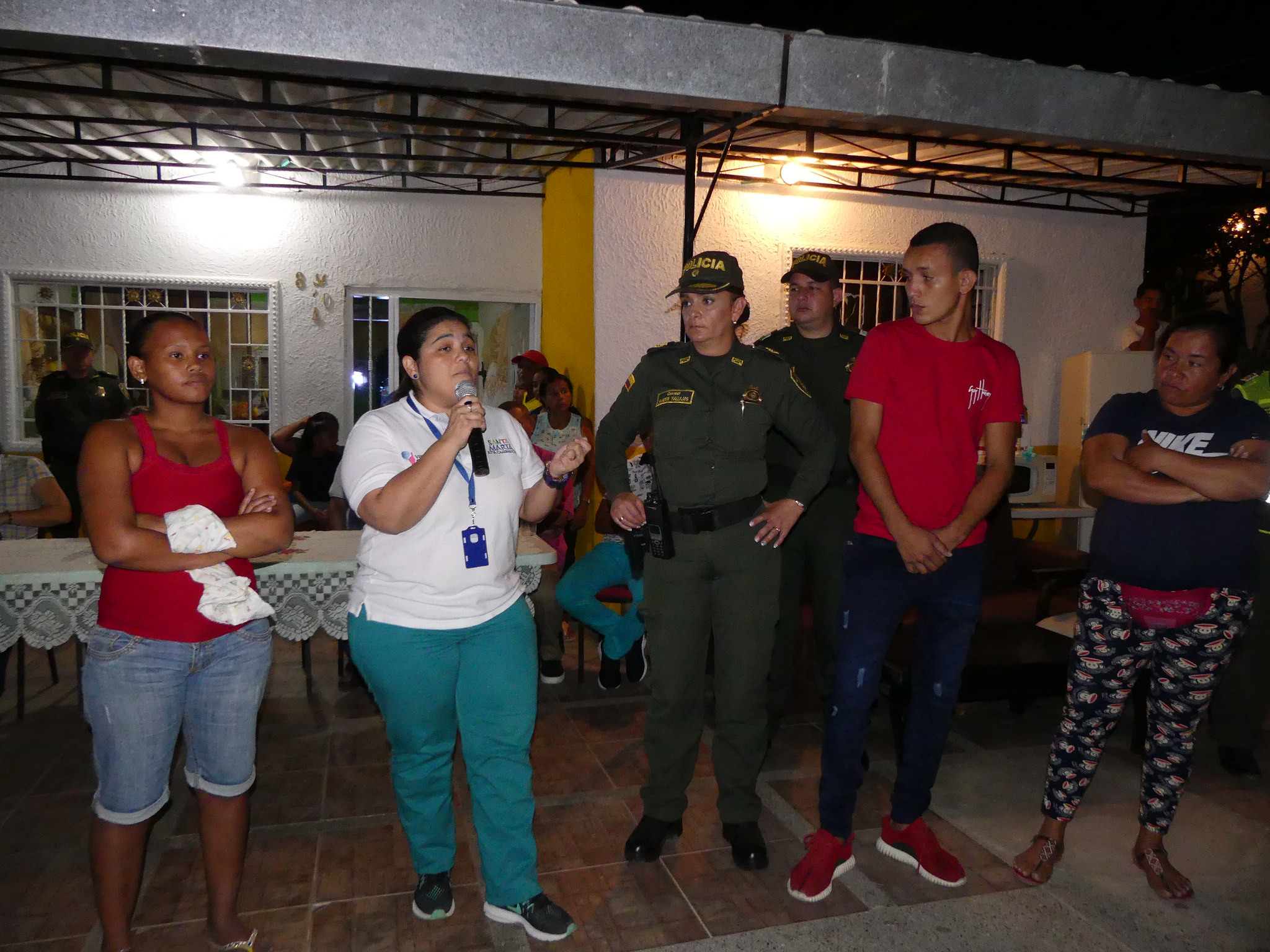 Las autoridades administrativas y policivas participaron en el evento de reconciliación.