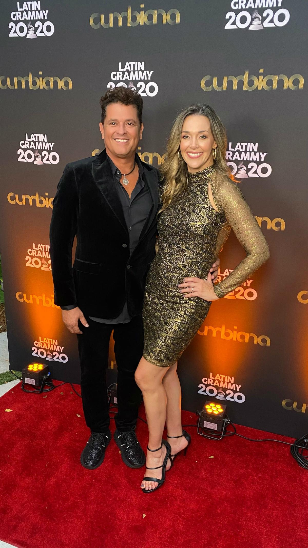 Cortesía Carlos Vives junto a su esposa Claudia Elena Vásquez.