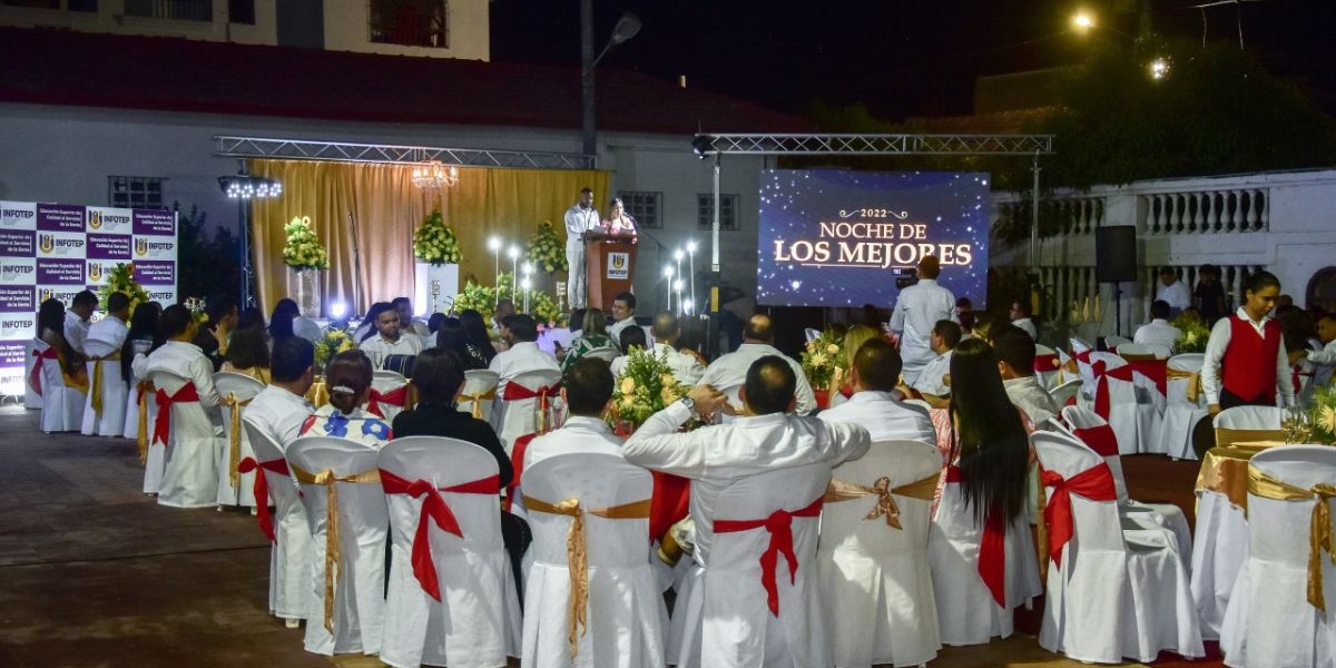 Infotep La 'Noche de los Mejores'.