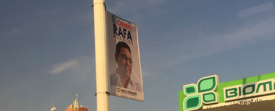 Publiposte de Rafael Martínez, candidato a la Alcaldía de Santa Marta.