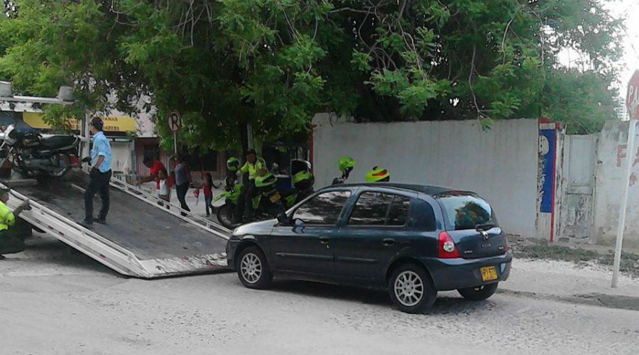 Varios de los carros inmovilizados han sido reincidentes.