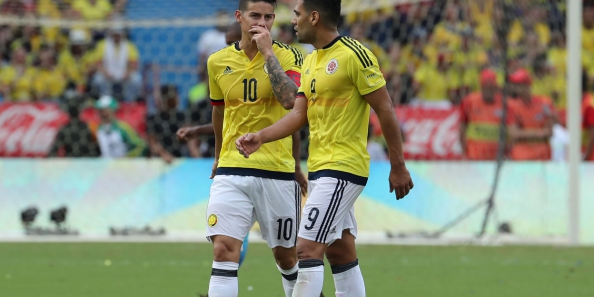 James Rodríguez y Radamel Falcao García.