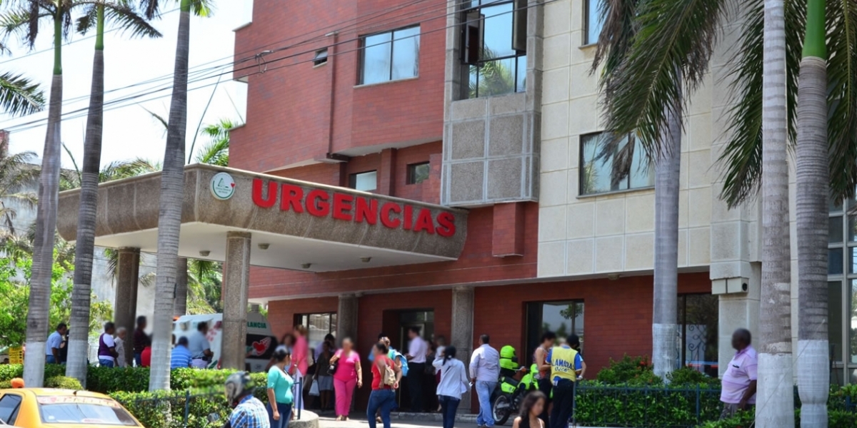 El menor se encuentra recluido en la Clínica General del Norte de Barranquilla. 