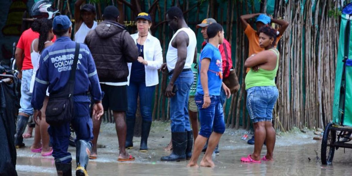 Monitoreos por parte de la Alcaldía de Ciénaga en sectores vulnerables a las inundaciones