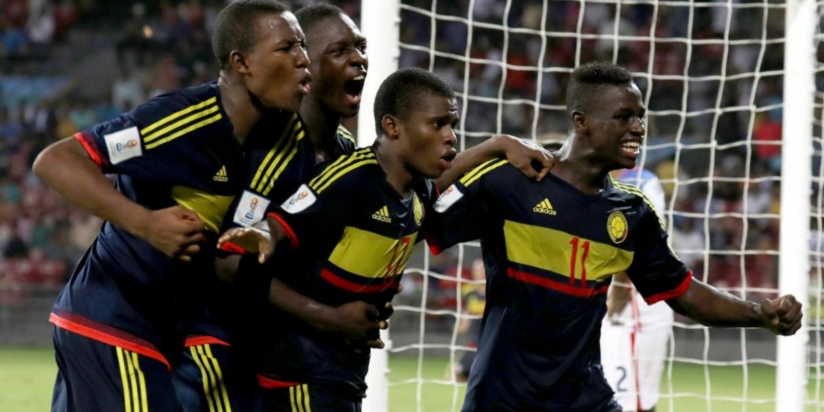 EFE Jugadores de la Selección Colombia sub-17.