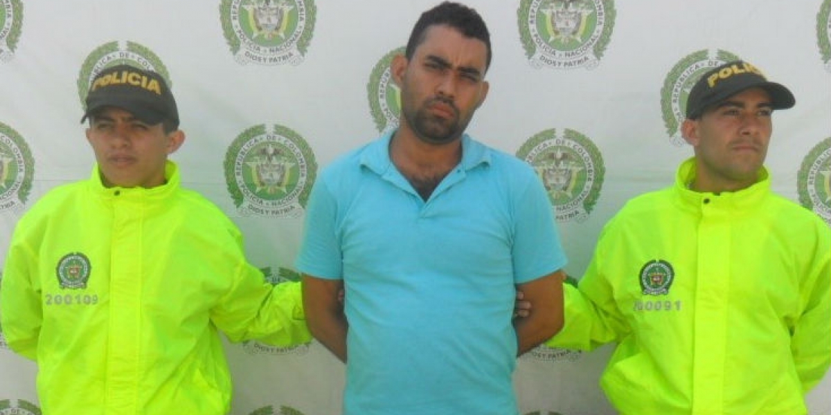Policía del Magdalena. El presunto homicida fue capturado en el barrio Jardín en Santa Marta.