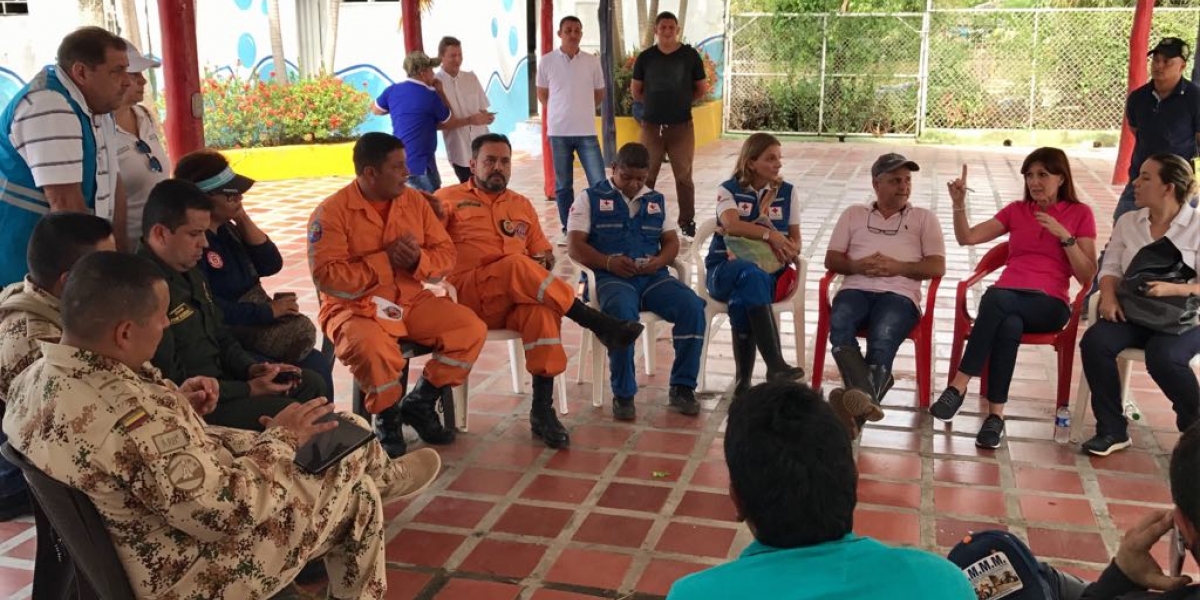 Gobernación del Magdalena. Autoridades realizaron un Consejo Departamental de Gestión del Riesgo de Desastres.