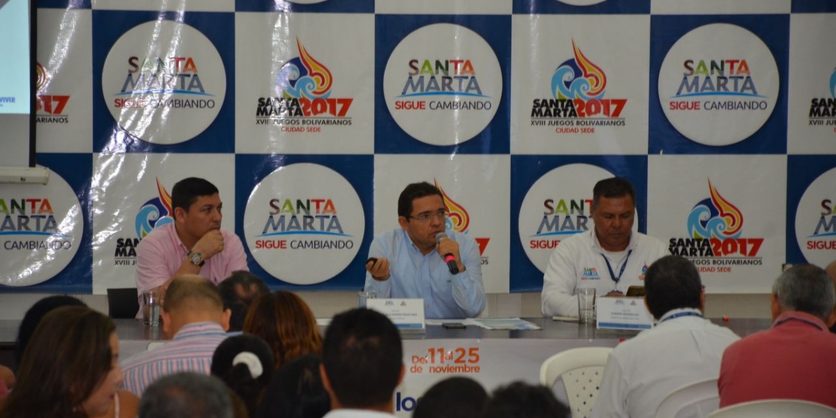 Alcalde Martínez, durante la décima audiencia de avances de obras de infraestructura