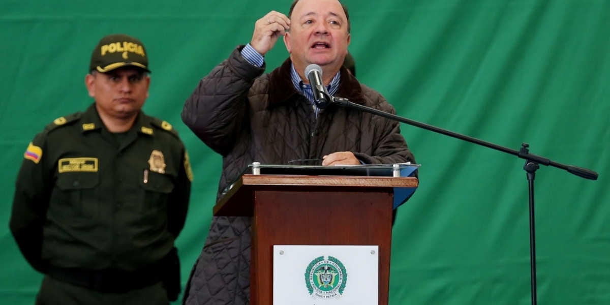 Archivo. Luis Carlos Villegas, ministro de defensa.