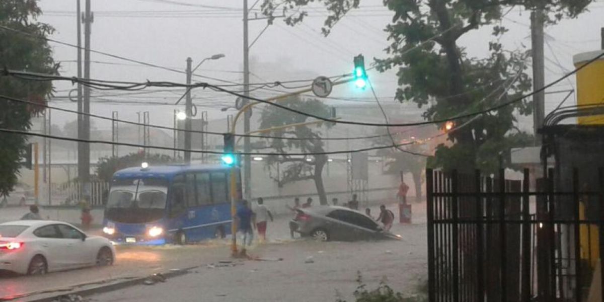 EL HERALDO Lluvias en Santa Marta