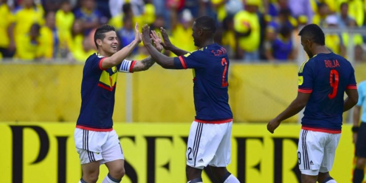 James Rodríguez y Cristian Zapata.