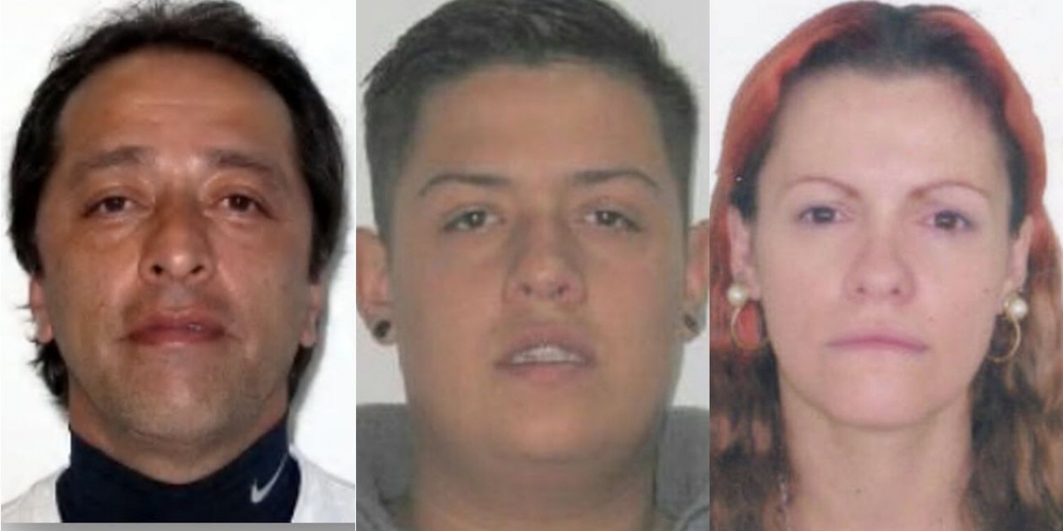  Carlos Armando Gil Díaz, alias "el Pollo" o "Miguel", Brandon Esneyder Gaitán Sanchez y Olga Cano Agudelo