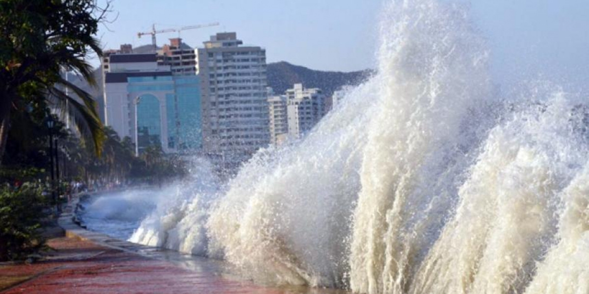 En julio de 2017, Santa Marta fue una de las ciudades afectadas por una pequeña onda tsunami.