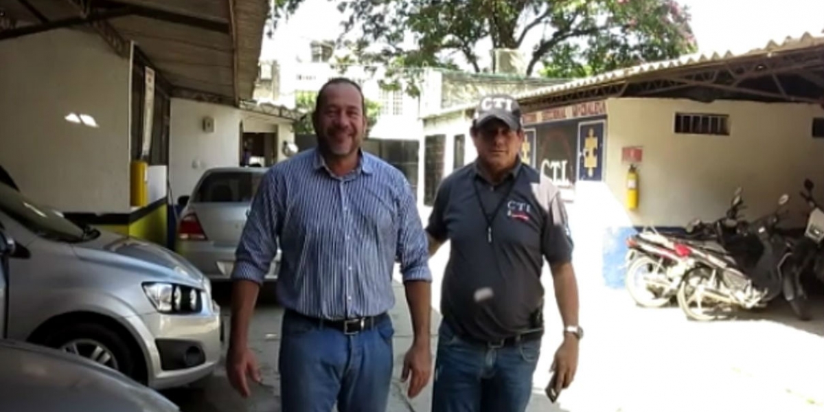 Fiscalía del Magdalena. Se entregó el contratista de la obra, Omar Álvarez Escorcia.