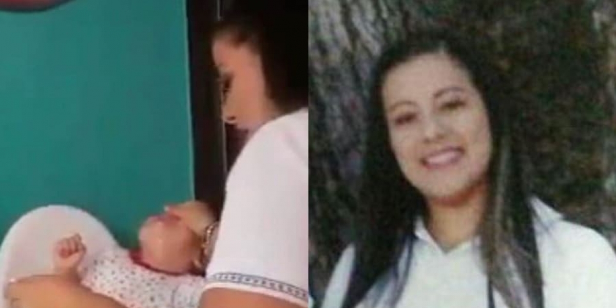 Pulzo Mujer que presuntamente maltrata a menores en jardín infantil de Bucaramanga.
