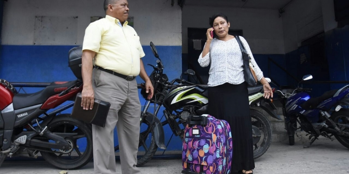 Jairo Cassiani Josefa Ortiz, esposa del pastor evangélico Manuel Salvador Ibarra, uno de los dos presos por la tragedia de Fundación.