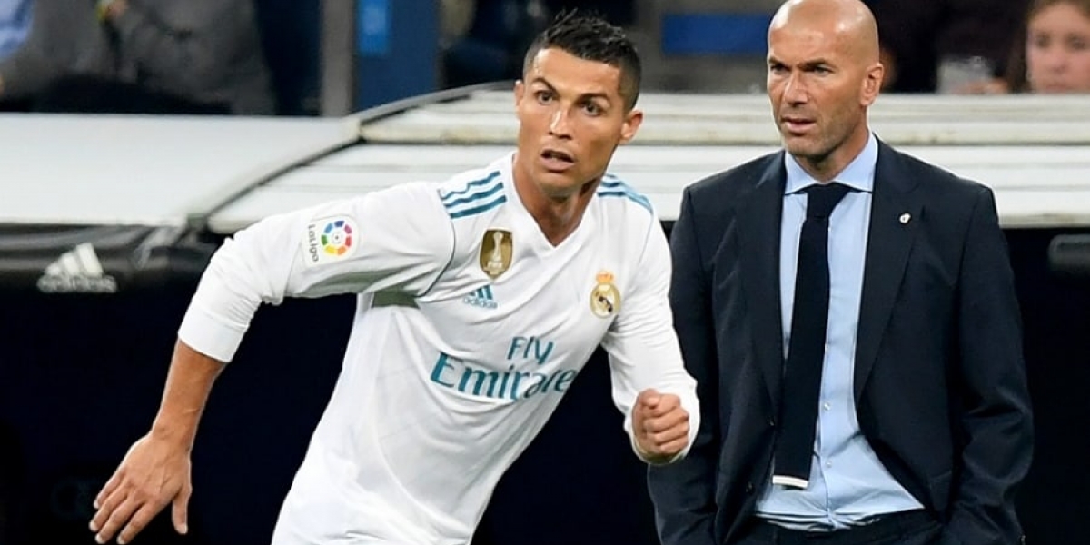 Cristiano Ronaldo y Zinedine Zidane.