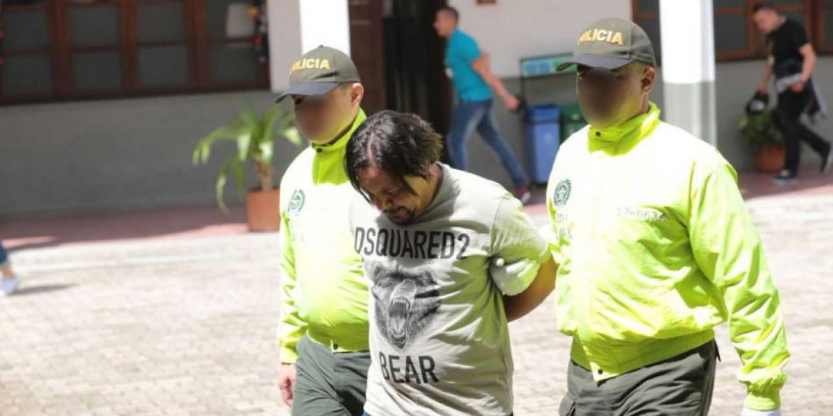 Alcaldía de Medellín. Alias 'Tom', capturado en El Peñol.