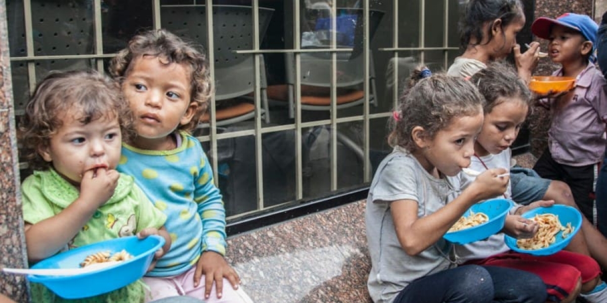 Niños venezolanos.