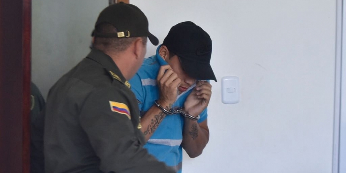 Christian Mercado | Zona Cero Levith Rúa ingresando a la sala de audiencia.