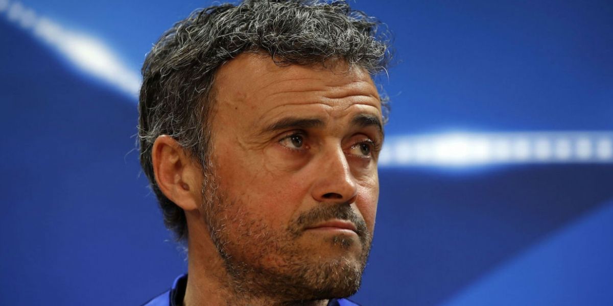 Luis Enrique Martínez, técnico del Barcelona.