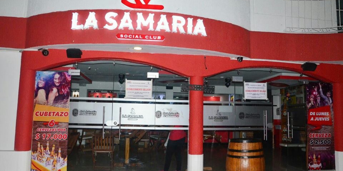 Alcaldía Santa Marta El establecimiento La Samaria Social Club fue cerrado por operar en zona residencial.