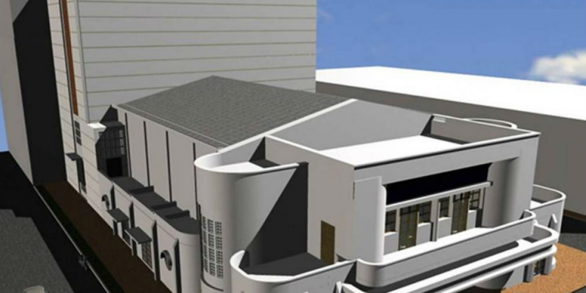 Tomada de la web. Maqueta de lo que será el nuevo Teatro Santa Marta.