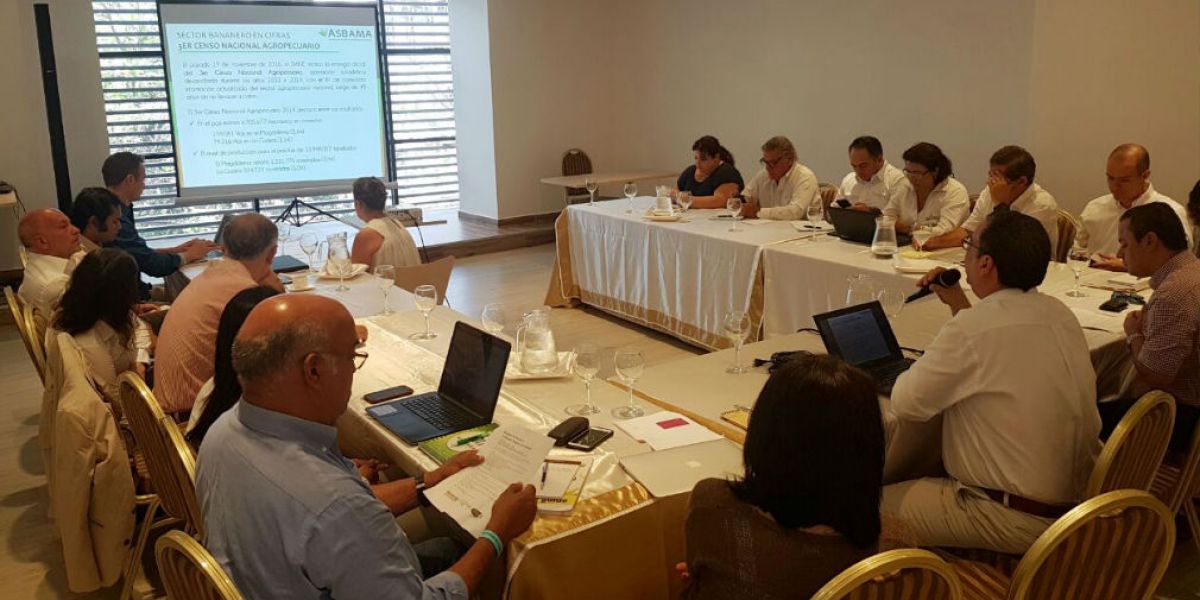 Asbama Participantes intercambian propuestas a favor del sector bananero.