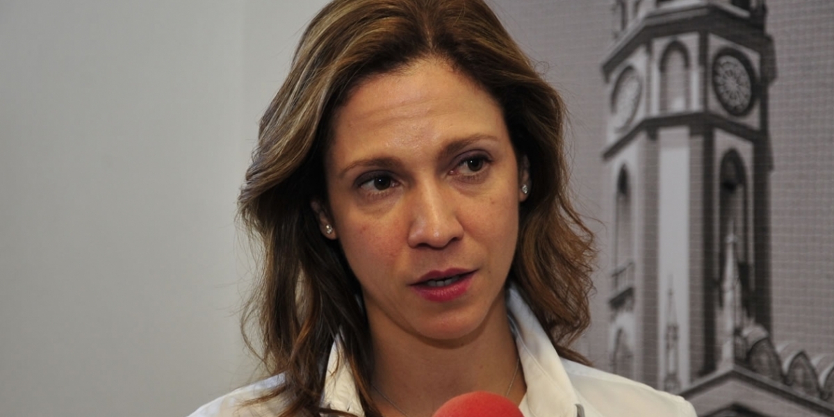 La ministra colombiana de Comercio, Industria y Turismo, María Claudia Lacouture