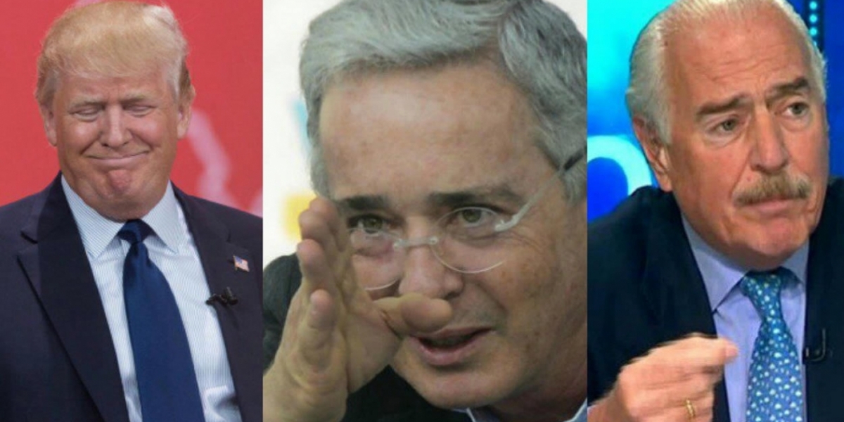 Trump, Uribe y Pastrana