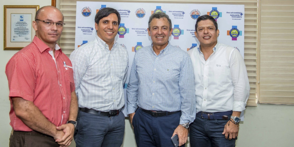 Unimagdalena El experto se reunió con directivos de la Universidad del Magdalena.