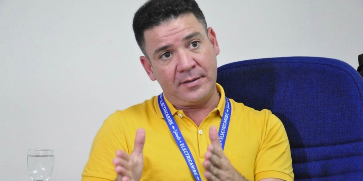 Archivo José Rodrigo Dajud, gerente comercial de Electricaribe.