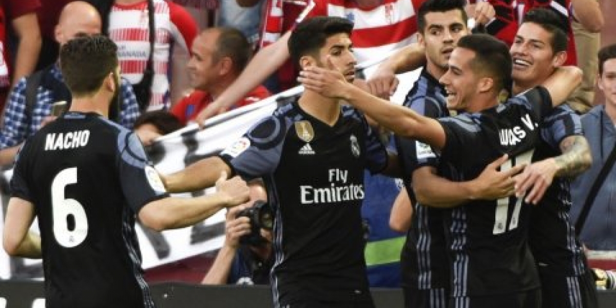 Archivo James Rodríguez, celebrando su buen momento en el partido.