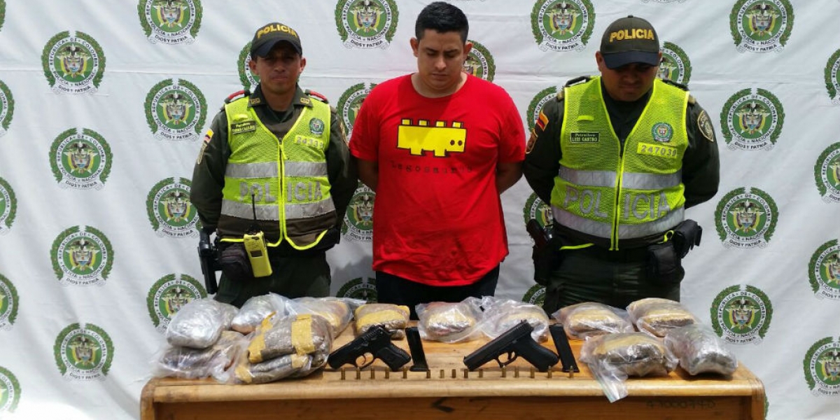 Policía Nacional. Arturo Enrique Tuiran Gutiérrez fue puesto a disposición de la fiscalía.