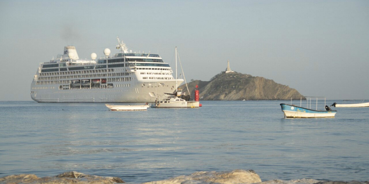 Foto: Alcaldía de Santa Marta Pacific Princess el décimo sexto crucero turístico que arriba en Santa Marta en el 2017.