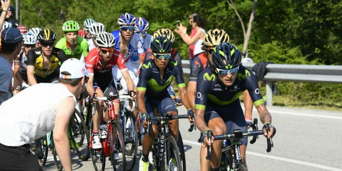 Zona Cero Nairo Quintana durante la etapa.