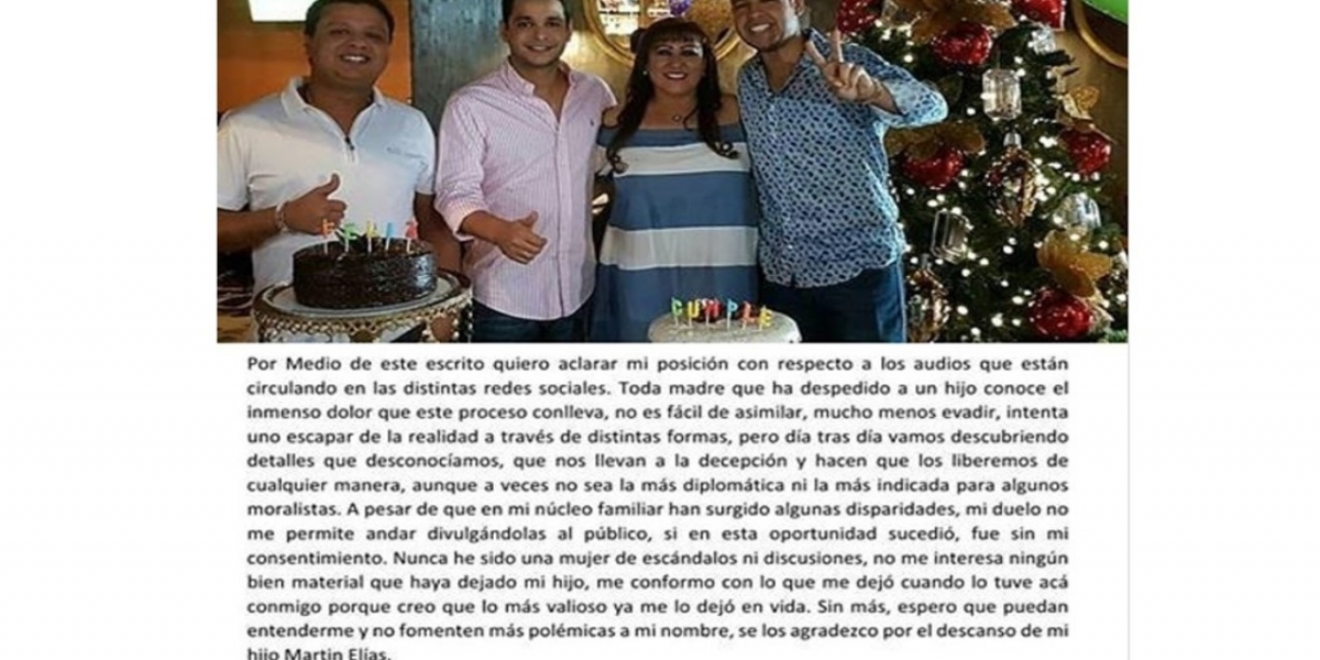 Foto: Captura. Patricia Acosta dejó un mensaje en redes sociales para aclarar el tema de los audios en que acusa a la Dayana Jaimes de la muerte de su hijo.