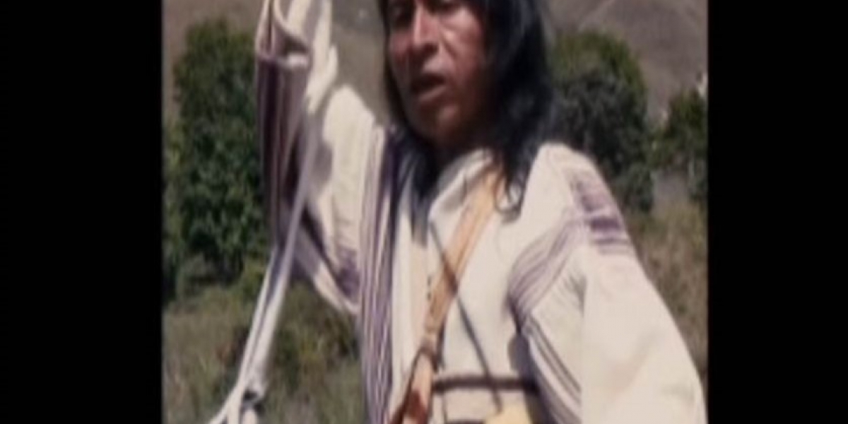 Foto: Cortesía. Pedro Juan, Mamo Mayor del Pueblo Kogui.