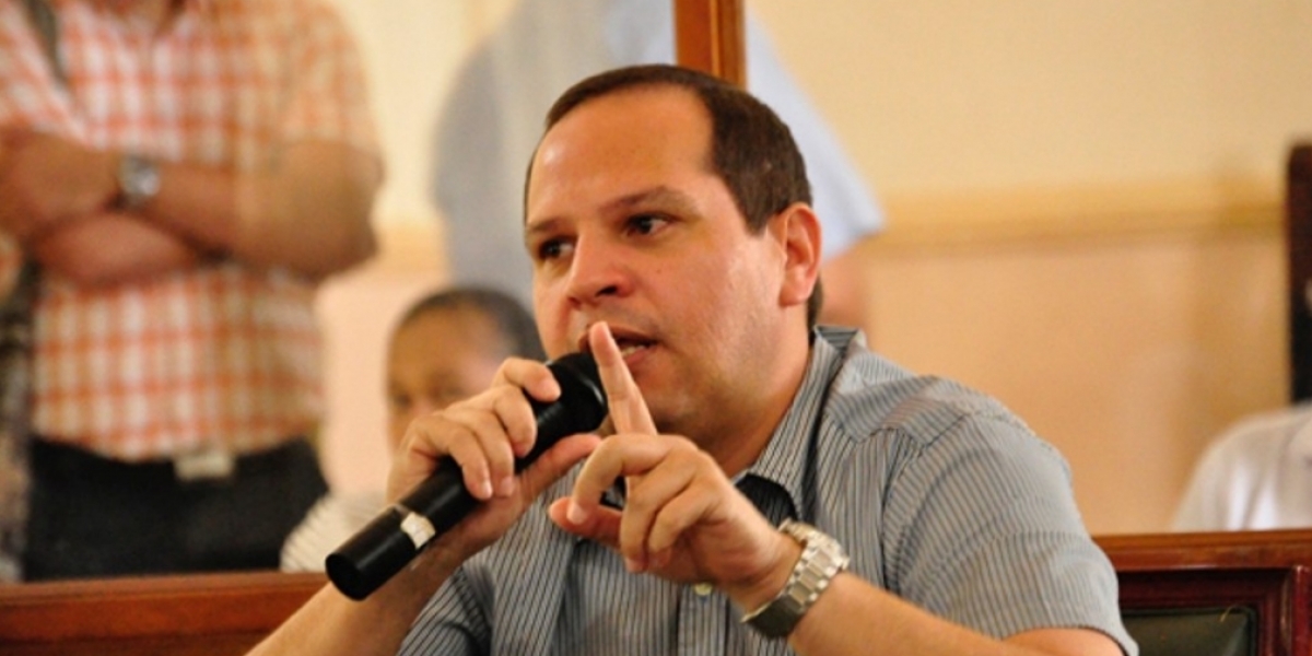 Archivo. Alex Velasquéz, diputado del Magdalena.