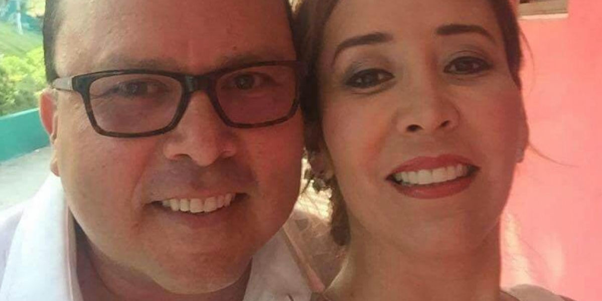 La Fiscal, Hilda Yaneth Niño, junto a su esposo Gustavo Adolfo Calero Vargas, capturados por el CTI. 