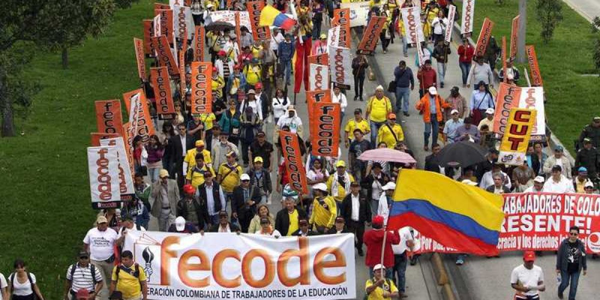 Foto: Semana.com El Gobierno Nacional y Fecode anunciaron acuerdo después de 37 días de paro.