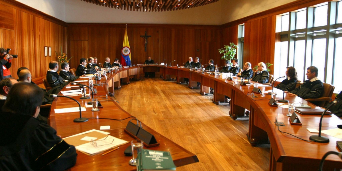 Sala plena de la Corte Constitucional.