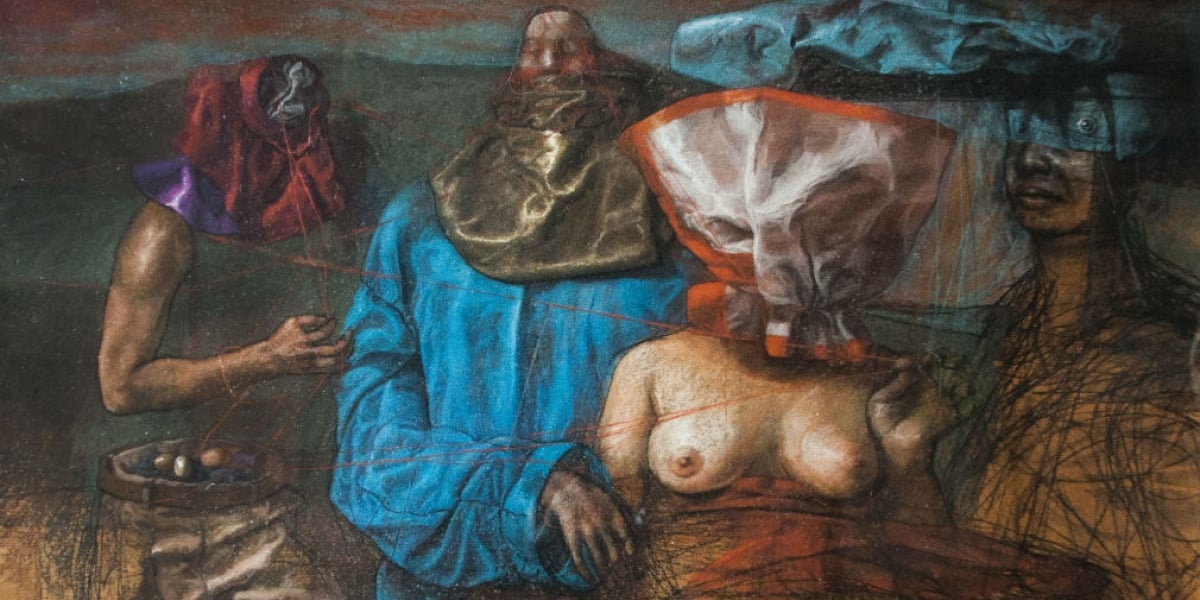 Unimagdalena Las obras miden aproximadamente 48 cm x 56 cm cada una y están expuestas en el centro cultural Claustro San Juan Nepomuceno.