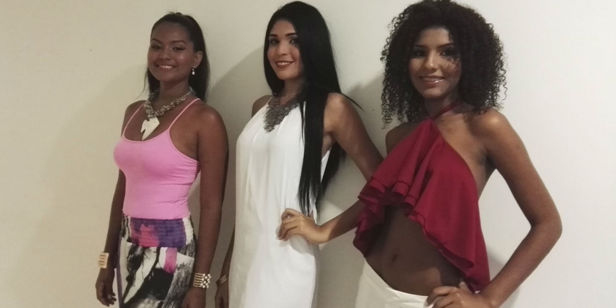 Tres hermosas samarias que sueñan con ganar el quepis y ser la Capitana Anfitriona en el 2018. 