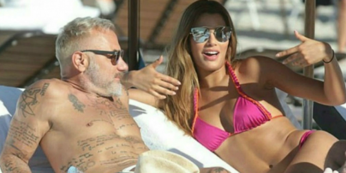 El millonario italiano Gianluca Vacchi y la exvirreina universal Ariadna Guitiérrez.