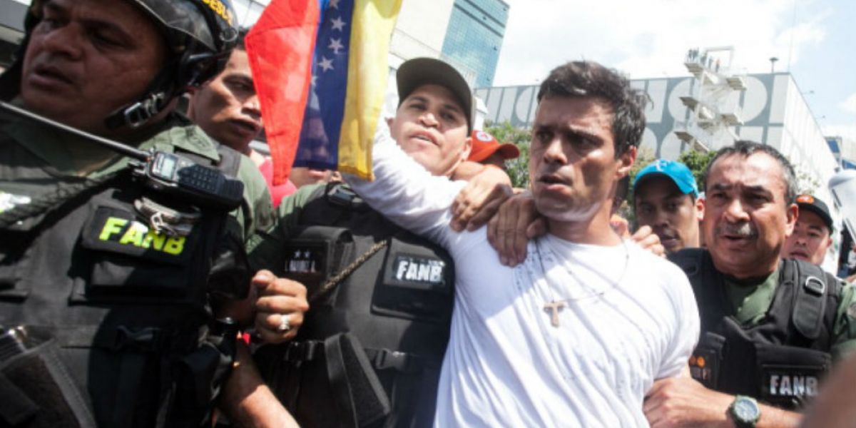 Tomada de El Tiempo. Leopoldo López