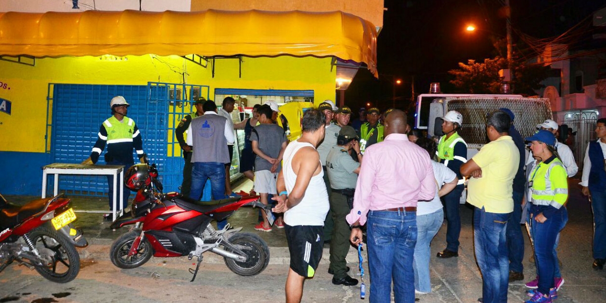 Foto: Alcaldía de Santa Marta. Las jornadas se desarrollaron en horas de la noche en diferentes sectores de la ciudad.