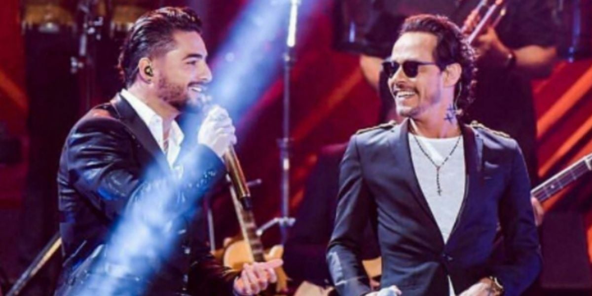 Maluma y Marc en los Premios Juventud. 